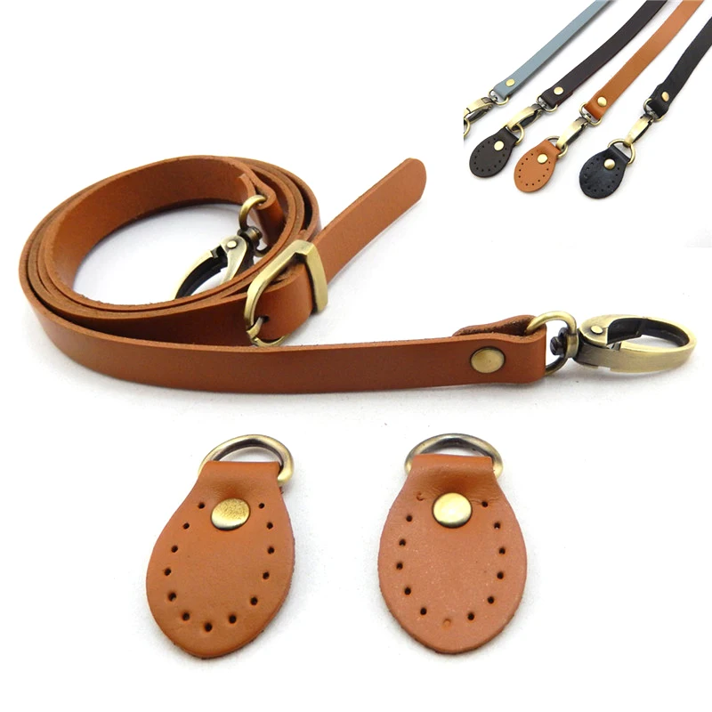 FASHIONS KZ 120 см ремешок для сумки дерево лая кожаная ручка сумка мессенджер Золотая