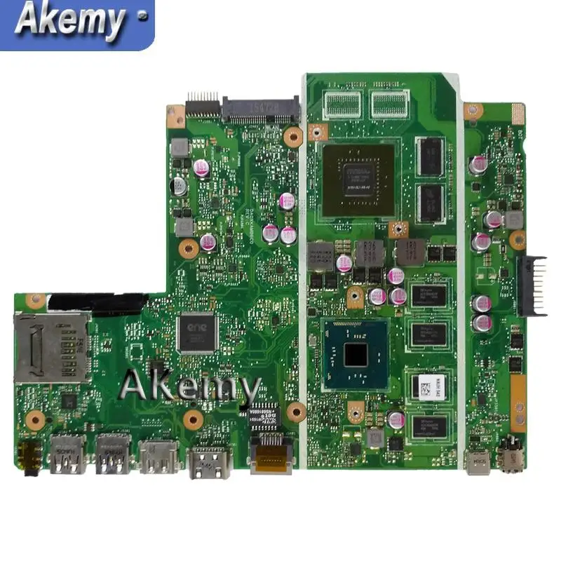 AKemy X540SC Материнская плата ноутбука para ASUS X540SC X540S X540 тесте mainboard оригинальный N3050 2g Оперативная память Процессор