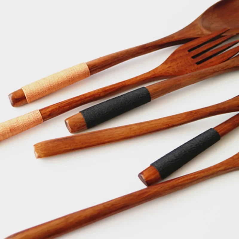 Дизайн деревянная ложка бамбуковая кухонная посуда инструмент суп чайная ложка Питание