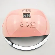 Портативная УФ-лампа для ногтей 48 Вт SUN6S светодиодный светильник быстрая сушилка с датчиком и ЖК-дисплеем таймер отверждения УФ-гель для ногтей инструмент для ногтей светодиодный светильник