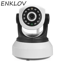 ENKLOV CMOS 300KP Wifi Wireless Home Security IP Camera Security Network CCTV Surveillance Camera IR Night Vision Baby Monitor