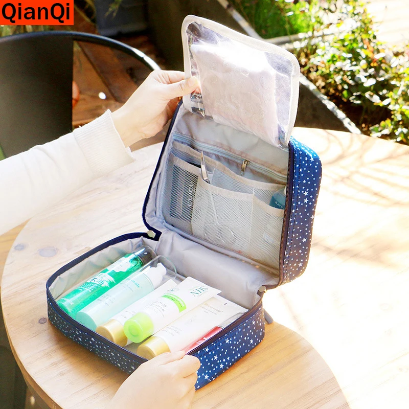 

2019 Multifunctiontravel Cosmetic Bag Neceser Women Makeup Bags Toiletries Organizer Waterproof Female Storage Make up Cases