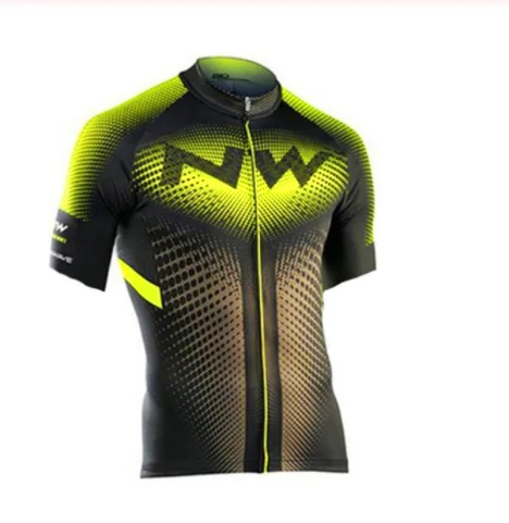 NW Manner und Frauen Radfahren Jersey Kleidung Set Fruhling und Sommer Manner und Frauen Kurzarm Atmungsaktiv - Цвет: Cycling jersey