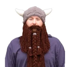 Нре Рождественская шляпа Европейская и американская шляпа с усами ручной работы смешная Вязаная мужская шляпа