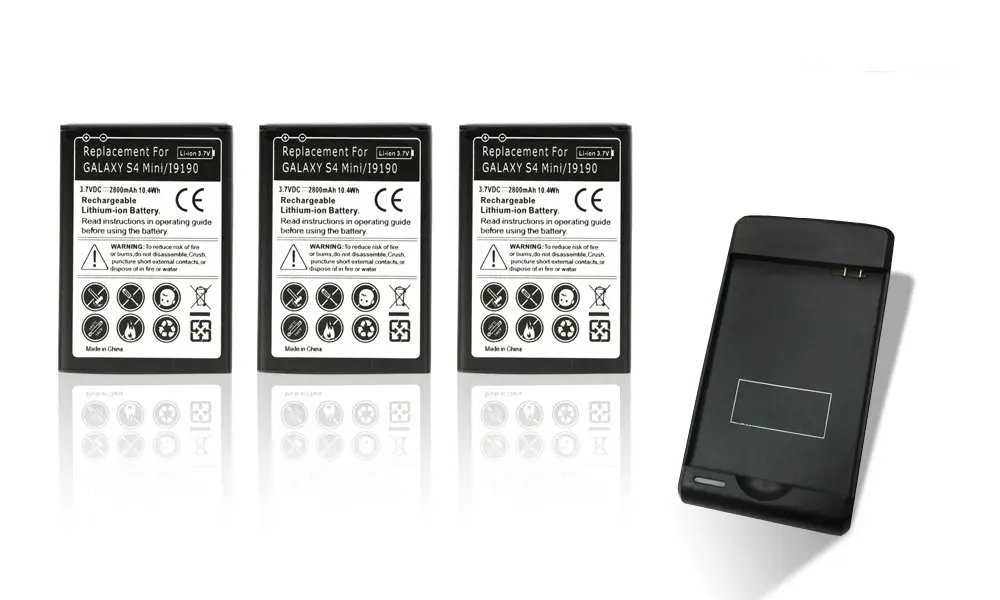 Сменный аккумулятор 3x2800 мАч B500BE B500AE + настенное зарядное устройство USB для Samsung