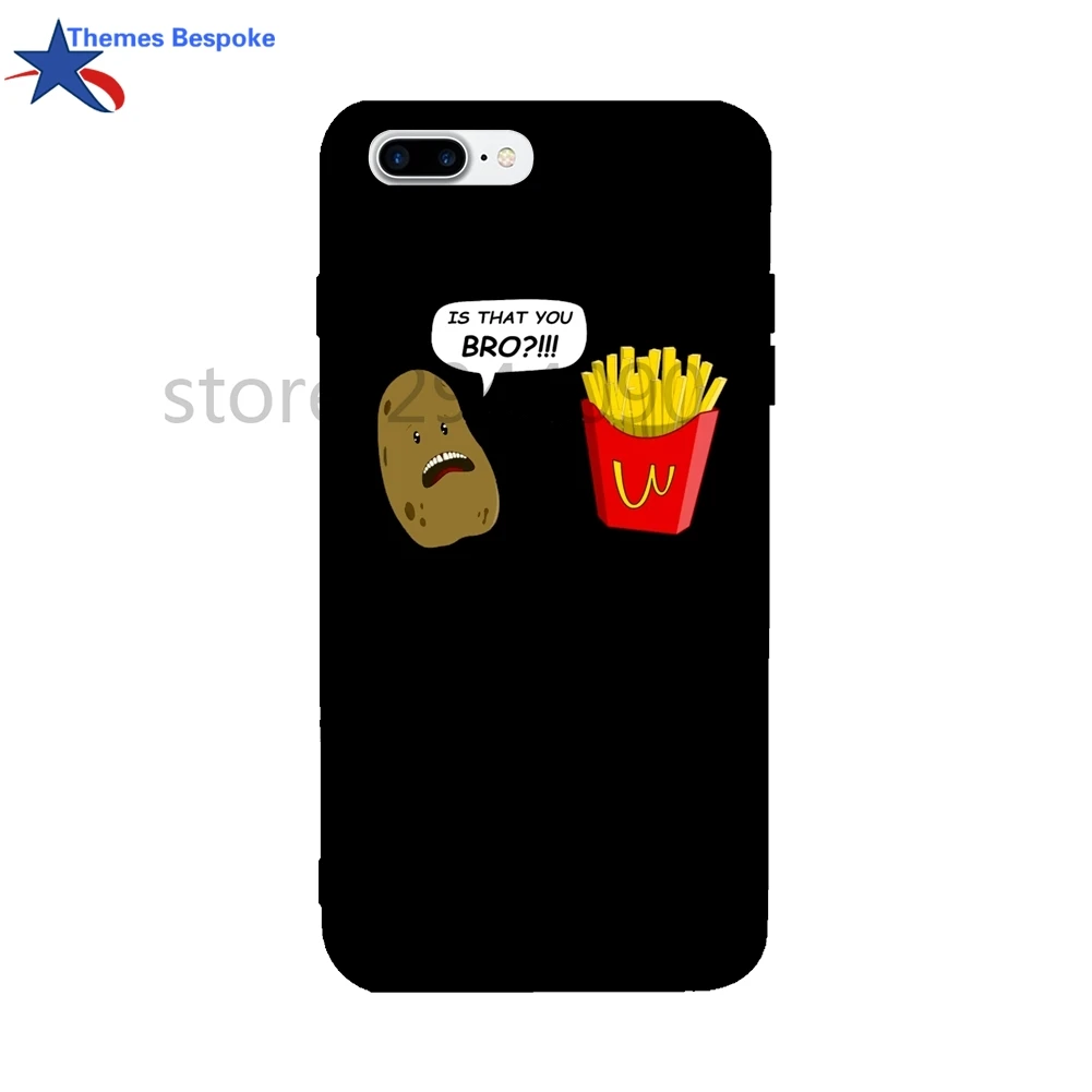 Potato Chips For Iphone 7 Plus/7/6/6s/6s Plus/6 Plus Shockproof Cover 7plus Case Funny Soft TPU 6plus |
