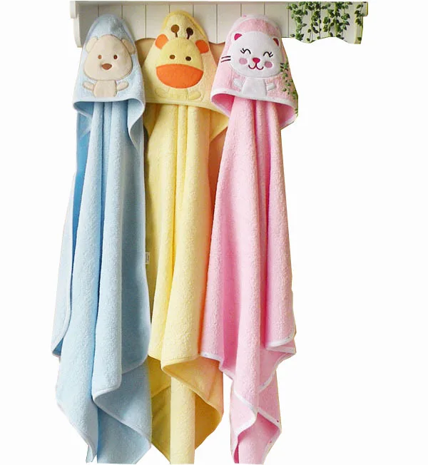 New Designs Cartoon Baby bath Towel Hooded newborn Baby Bathrobe
