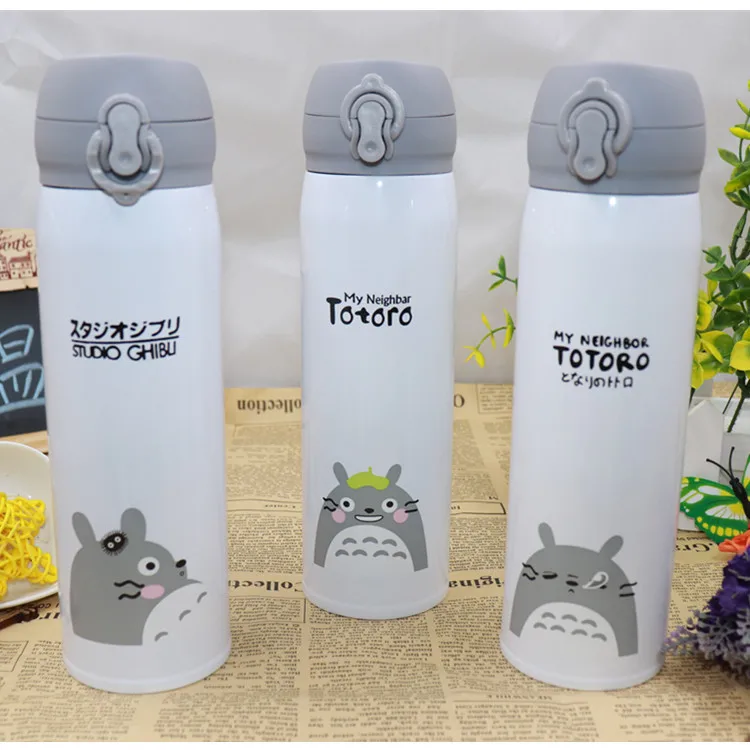 OUSSIRRO TOTORO DORAEMON KITTY чехол, закрытые кружки с бесконечностью, однотонные термосы, кружки, чашки, кухонный инструмент, подарок