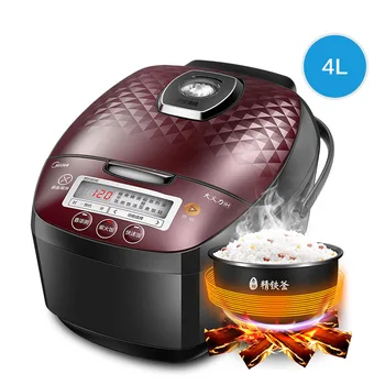

IH Three Dimensional Heating Rice Cooker Home 4L Liter Intelligent Electric 24 Hour Reservation Rice Cooking Machine 4-6 People