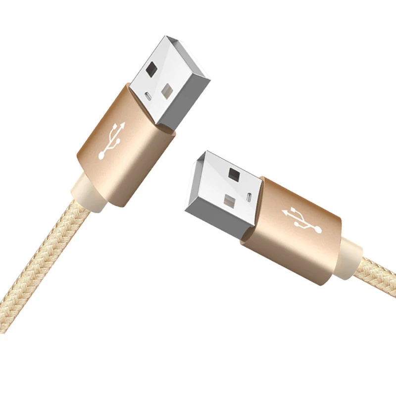 Thbelieve USB Male To Male Cables 1M Braid Nylon Cables USB Extension Cords Fast Speed Charging Data Transimission Retail (2)