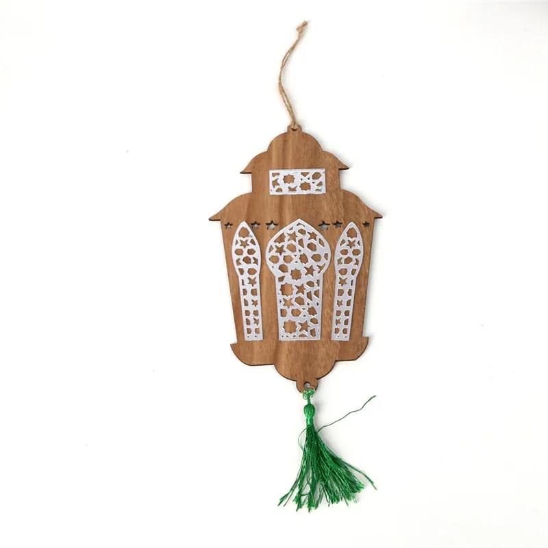 DIY Eid деревянный кулон EID MUBARAK Декор для дома Рамадан украшения Висячие Подвески Исламские мусульманские Вечерние принадлежности для декора