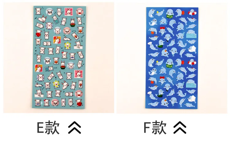 Декоративные Канцелярские наклейки с изображением кота некони дельфина в виде пули, блокнот для скрапбукинга, сделай сам, дневник, альбом, палочка