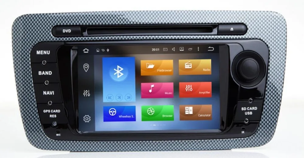 Best Offers Car Multimedia Player GPS 2 Din Android 9.0 For Seat/Ibiza 20092010 2011-2013 CANBUS Wifi Tire Pressure Monitoring System OBD FM