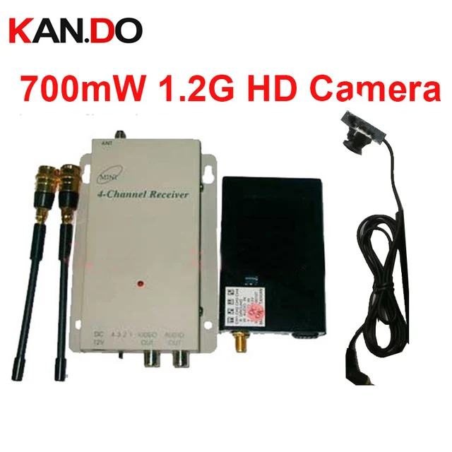$US $99.58 0.7W WIRELESS transceiver mini Camera 1.2G receiver 1.2G transmitter wireless camera drone transmit