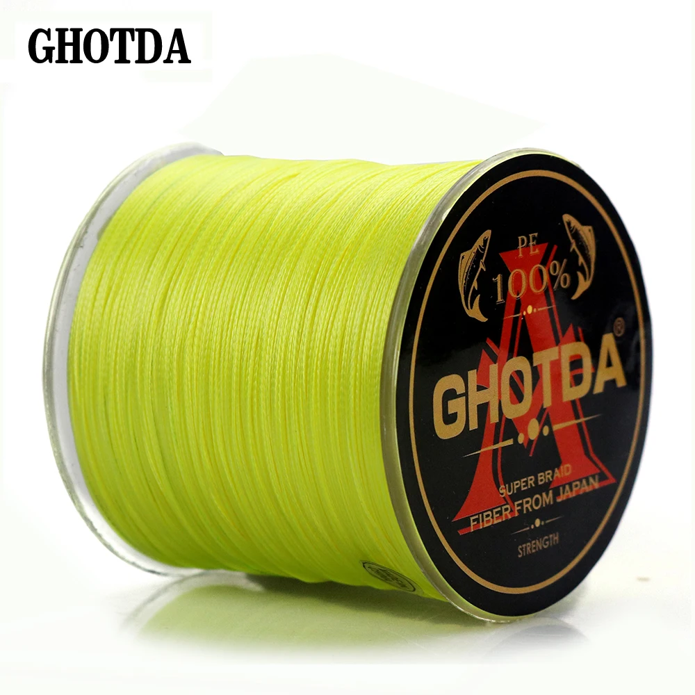 

GHOTDA 100% Super Strong Braided Fishing Line 500M 8 Strands Fishing Tackle