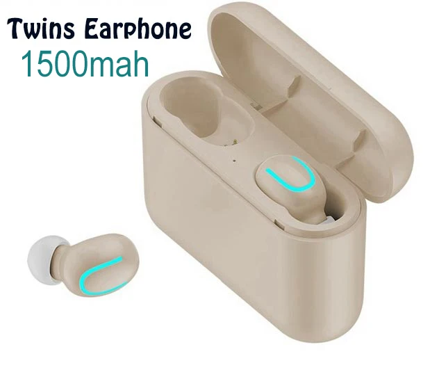 Bluetooth 5,0 наушники HBQ TWS беспроводные наушники HD стерео Спортивная гарнитура Музыка Handsfree вкладыши микрофон для xiaomi samsung iPhone - Цвет: Twins skin