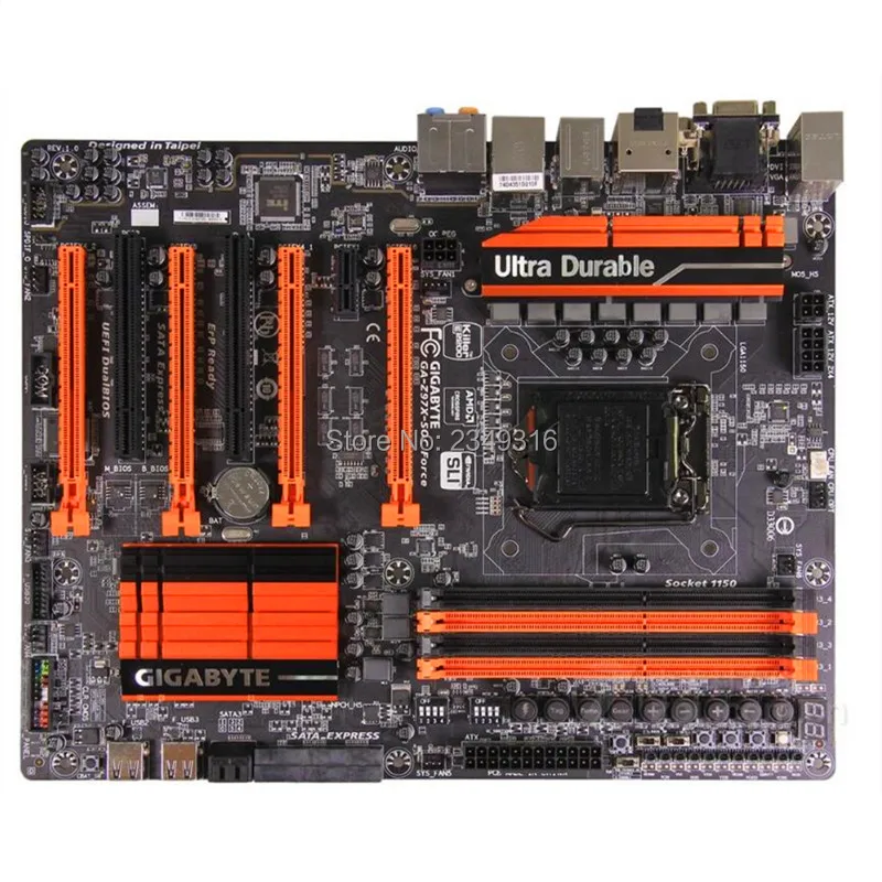 Оригинальная Материнская плата Gigabyte материнская Force для настольного ПК с