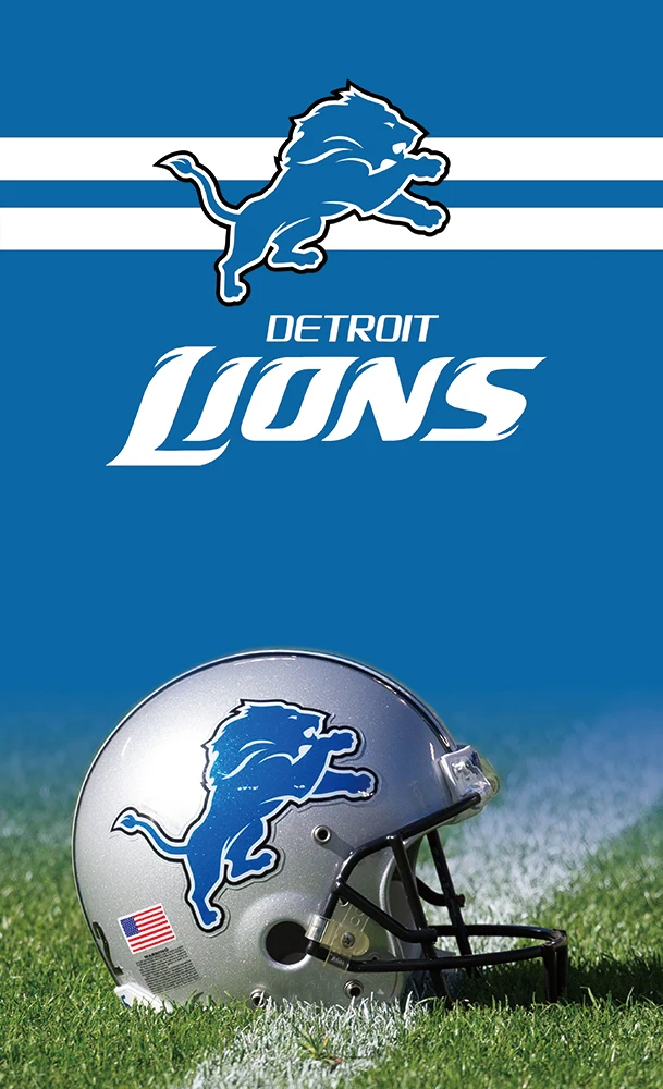 3FTX5FT Detroit Lions flag Football helmet flag 100D polyester digital
