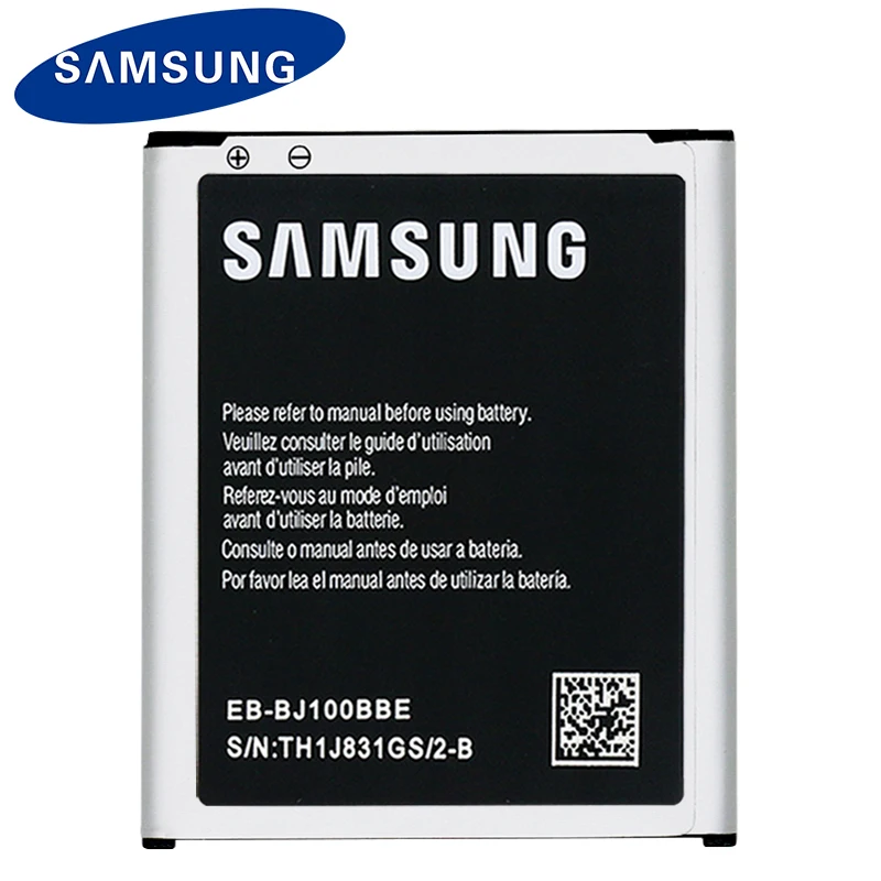 

Original Samsung Battery for Samsung Galaxy J1 (2015 VERSION) J100 J100F J100H J100FN J100M J100D EB-BJ100BBE 1850mAh With NFC