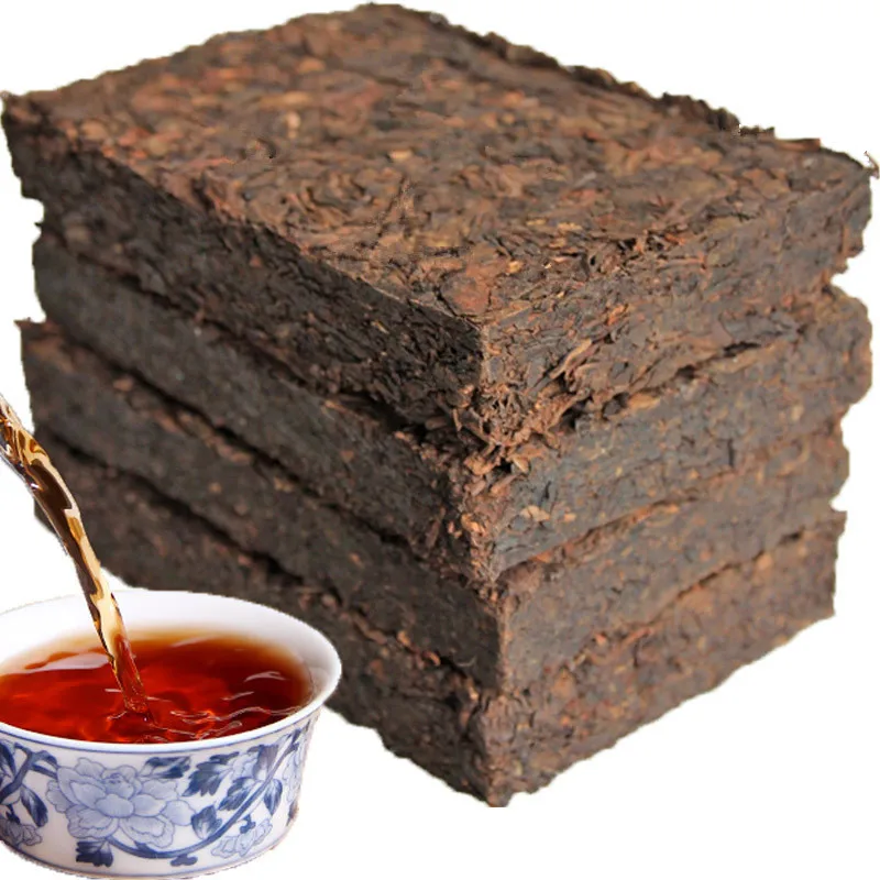 Chinese Ripe Pu'er Puer Tea Brick 1983 Year Shu Pu erh Ancient Tree Pu