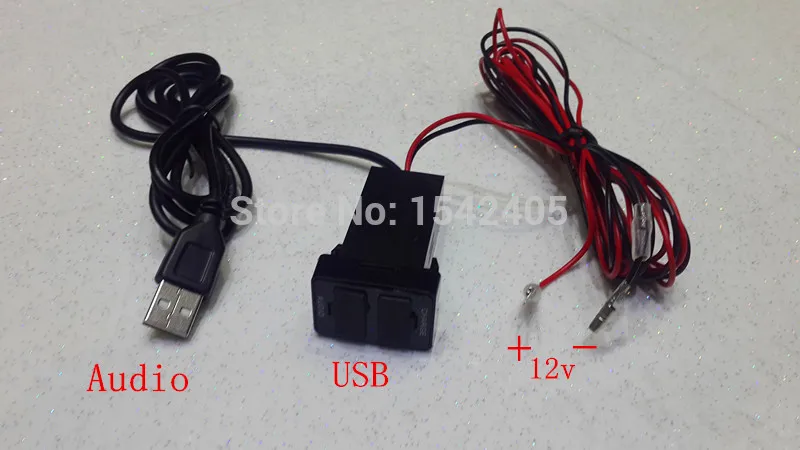 Двойной USB зарядный аудио порт Интерфейс для Toyota Fortuner Hilux 05 2014|interface toyota|interface audio