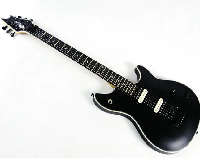 

Free shipping Electric Guitar SR-W01 Matt Black Color Zebra Pickups fr Bridge High Cost Performance