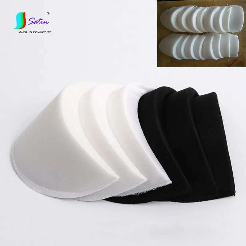 High Quality 10 Pairs Black and White Thickness 1cm,1.5cm,2cm,2.5cm Sponge Shoulder Pads