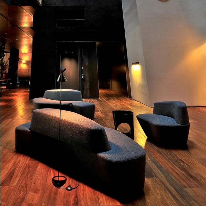 طبيعة الحجر مستوحاة غير النظامية طقم أريكة/كبيرة التجارية الفضاء/أريكة استقبال فندق/غرفة الانتظار أريكة/حزمة من 1 + 2 + 3 مقاعد طبيعة الحجر مستوحاة غير النظامية طقم أريكة/كبيرة التجارية الفضاء/أريكة استقبال فندق/غرفة الانتظار أريكة/حزمة من 1 + 2 + 3 مقاعد