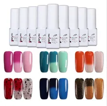 UV gel nail polish color changing UV LED Color Changing Mood Chameleon Gel Polishes for Nails