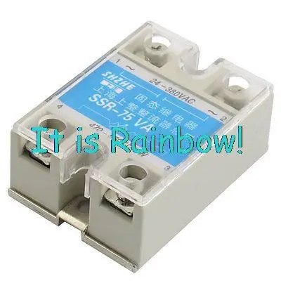 

Free Shipping SSR-75VA AC24-380V 75A Resistance Type Adjustable Solid State Relay