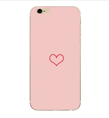 Силиконовый чехол из ТПУ для iphone 8 7Plus 6 s se 5s 5 силиконовый тонкий с рисунком в виде