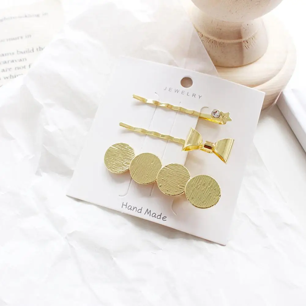 

2019 M MISM Hair Clips For Girls stylish Sweet Girl Simple INS Style Hairpins Alloy BB Handmade INS Hair Accessories