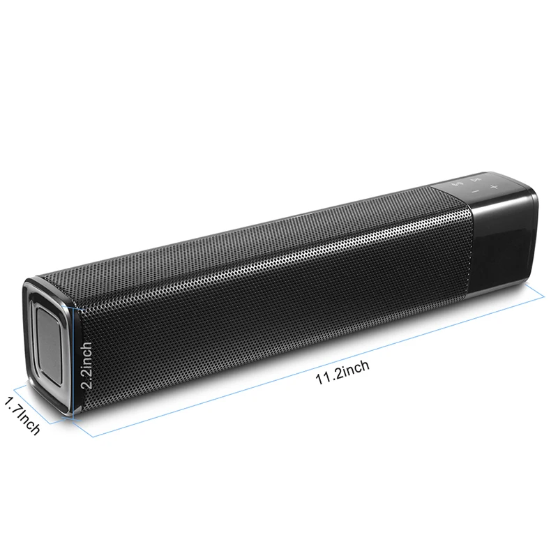 4400mAh Soundbar Mini Portable Wireless Bluetooth 4.1 Touch Stereo
