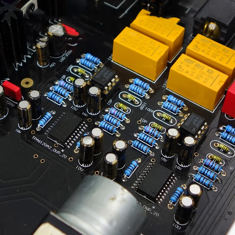 С корпусом полный сбалансированный вход полный сбалансированный выход TPA6120 Ультра низкий уровень шума усилитель для наушников JRC5532DD Op T0673