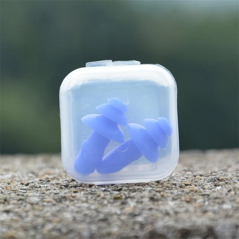 Adult Swim Ear Plug Soft Silicone Mushroom shape Swimming Ear Plugs Water Swim Sports Adult Ear Plugs