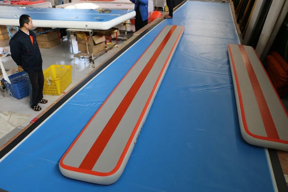 Гимнастический брус для воздушного равновесия открытый надувной гимнастический луч воздуха с FedEx доставка (грейоранж)