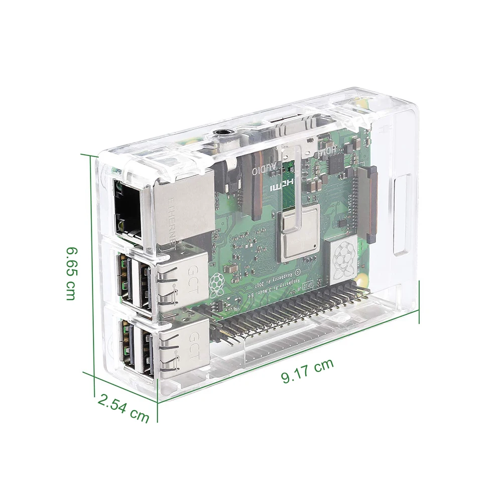 Raspberry Pi 3 Model B case Transparent for Raspberry Pi 3 Model B Pi 3 Model 2