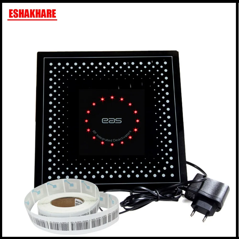 

eas label deactivator security tag detector for RF8.2Mhz eas security alarm systems w/ sound and light alarm 110V-240V