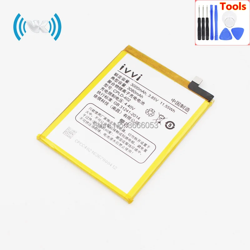 VK 3000 mAh/11.55Wh 3 8 V CPLD-402 запасная батарея для Coolpad ivvi K5 Naked eye 3D перезаряжаемый