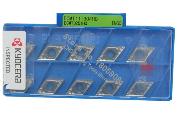 Free shopping!  10PCS DCMT11T304-HQ TN60 lathe cutting tools CNC blade alloy carbide cutting tool carbide inserts