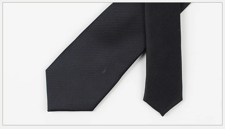 Mantieqingway 6 см брендовые галстуки для мужчин Свадебная вечеринка сплошной цвет узкий галстук черный галстук мужской строгий деловой Тонкий галстук Corbatas