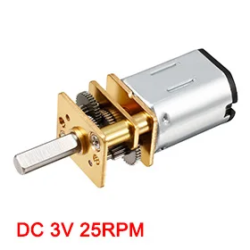 

Uxcell(R) Hot Sale 1Pcs Micro Gear Motor 25RPM DC 3V Mini Speed Reducer Gear Box for RC Car Robot Model DIY Toy