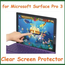 5 шт. прозрачный ЖК-дисплей Экран протектор Защитная Плёнки для Microsoft Surface Pro 3 без розничная Вышивка Крестом Пакет