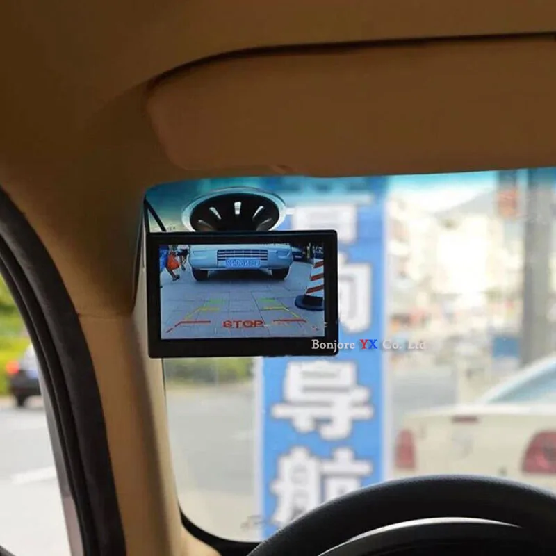 Koorinwoo 3в1 ЕС номерной знак рамка заднего вида багажник камера обратный беспроводной+ автомобильный монитор ЖК-зеркало стекло красочные помощь