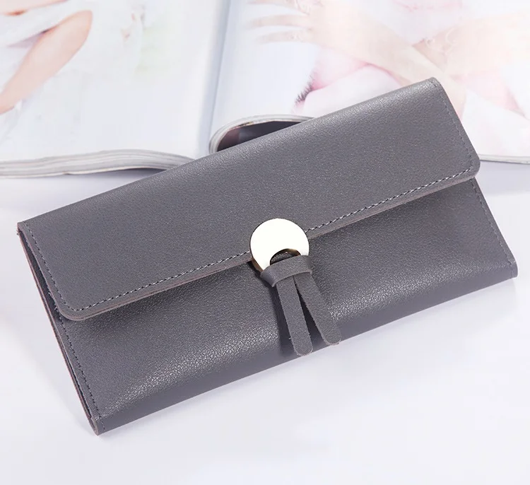 MJ Women’s Wallets Women Fashion Leather Wallet Leisure Clutch Ladies Bag Long Purses Card Holder Wallet Money Bag (18)