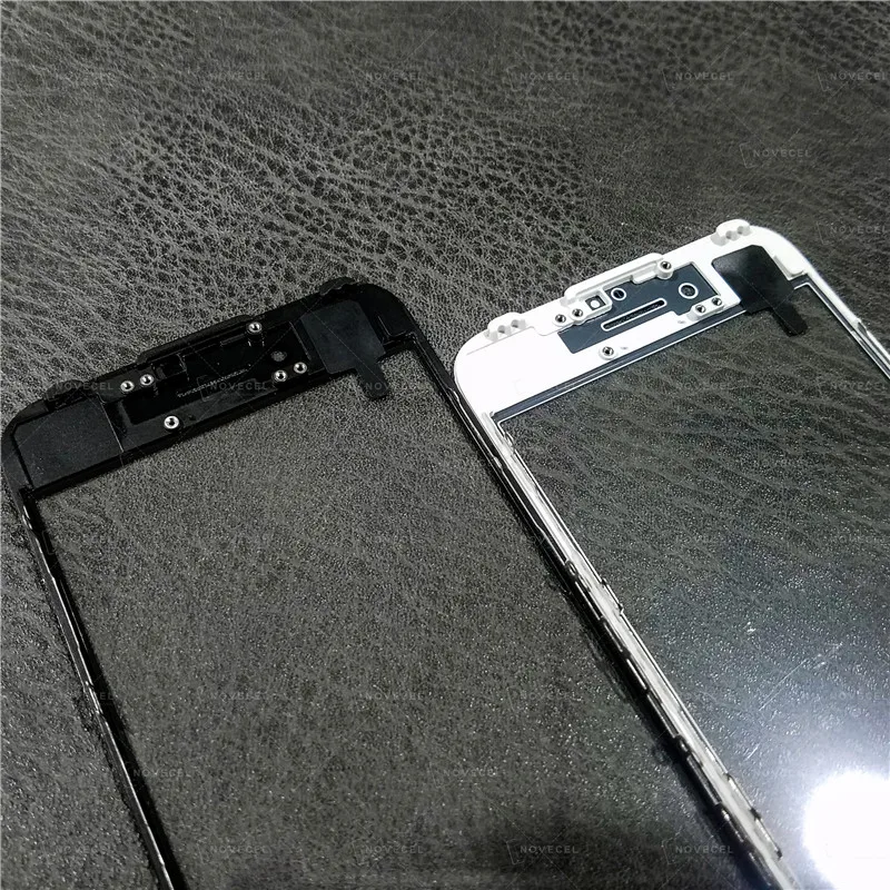 2 шт./лот Novecel AAA холодный пресс 3 в 1 Передний экран стекло с рамкой ОСА для iphone 8 7 plus Ремонт Замена