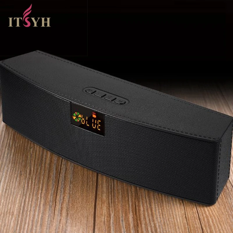 

ITSYH Portable Bluetooth Wireless Speaker Better Low sound Hands free High power insert USB disk LED Display speaker LF01-083