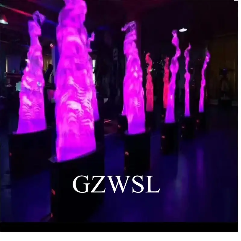 

Free Shipping RGB LED Flame Effect Lighting DMX LED Silk Flame Machine Effect