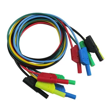 

4mm Banana Plug Cable Lead Test Cable Lead Line Teaching Laboratory Silicone Connecting Wires