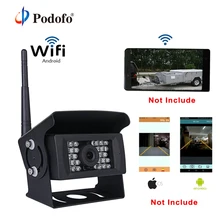 Podofo Digitale WIFI Telecamera di retromarcia Dash Cam di Visione Notturna Macchina Fotografica di Rearview Dell’automobile Mini macchina fotografica di Backup di Parcheggio Della Macchina Fotografica per iPhone e Android
